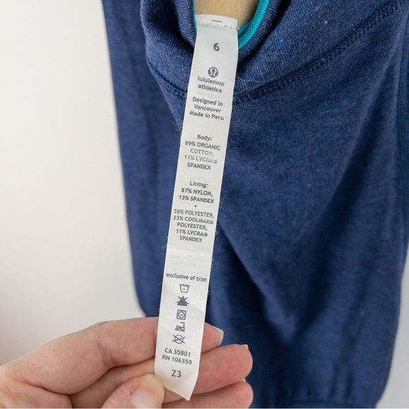 Lululemon Womens Blue Practice One Piece Jumpsuit - Size 6 - Picture 12 of 13